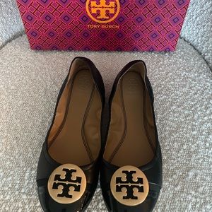 Black Tory Burch flats size 8.5